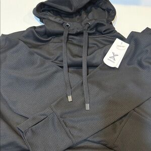 NWT Xersion Black Performance Hoodie with Thumbholes